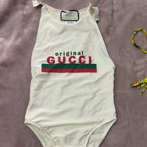 Authentic Gucci One Piece Bathing Suit